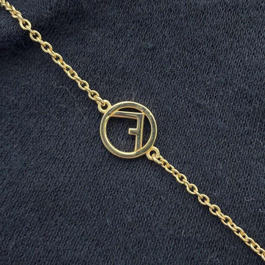 Fendi Fモチーフネックレス フェンディ フェンディ ネックレス エフ イズ ラインストーン 8AG735 FENDI