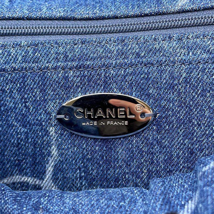 CHANEL チェーン　デニム　ショルダーバッグ　ココマーク CHANEL（シャネル） ココマーク デニム ワンショルダー チェーン