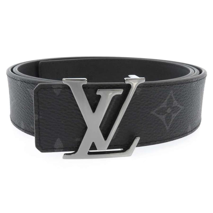 美品　ヴィトン　エクリプス　サンチュール　LV イニシアル　ベルト　M0450 ルイヴィトン ベルト モノグラム・エクリプス サンチュール・LV