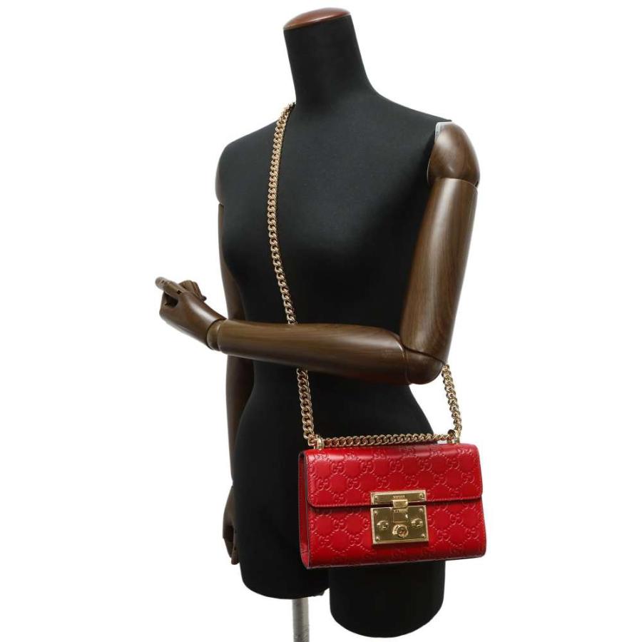 グッチ GGスプリーム パドロック チェーンショルダーバッグ 409487 GUCCI（グッチ） バッグ 中古 チェーン ショルダー Bee パドロック