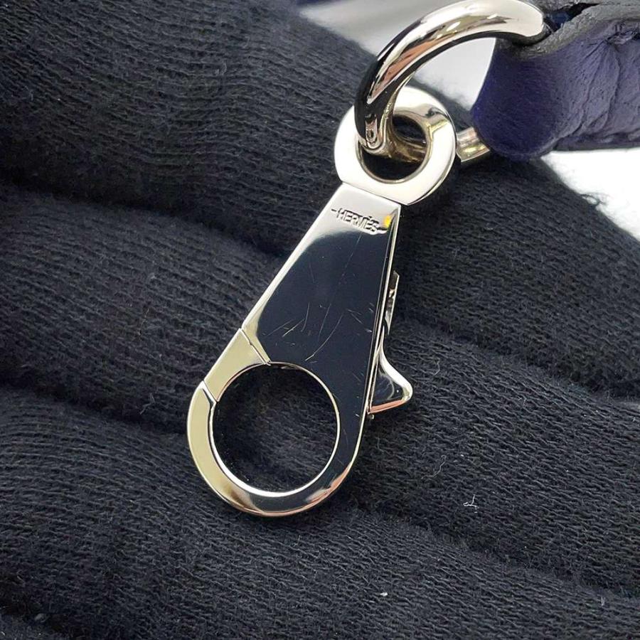 HERMES エルメス ボリード31 ブルーアンクル トリヨン 2way ハンドバッグ D刻印 シルバー金具 エルメス ハンドバッグ ボリード31 ブルーアンクル/シルバー金具