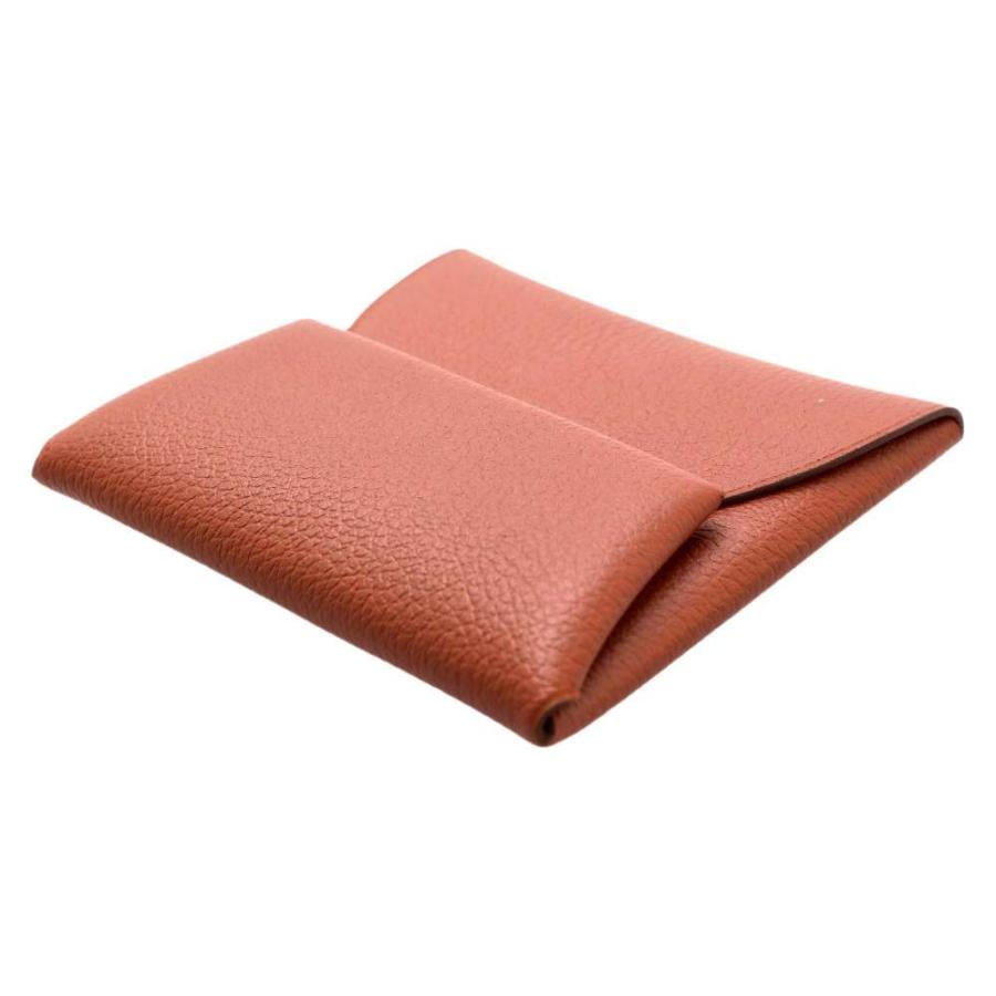 エルメス コインケース バスティア ブリック/シルバー金具 エバー