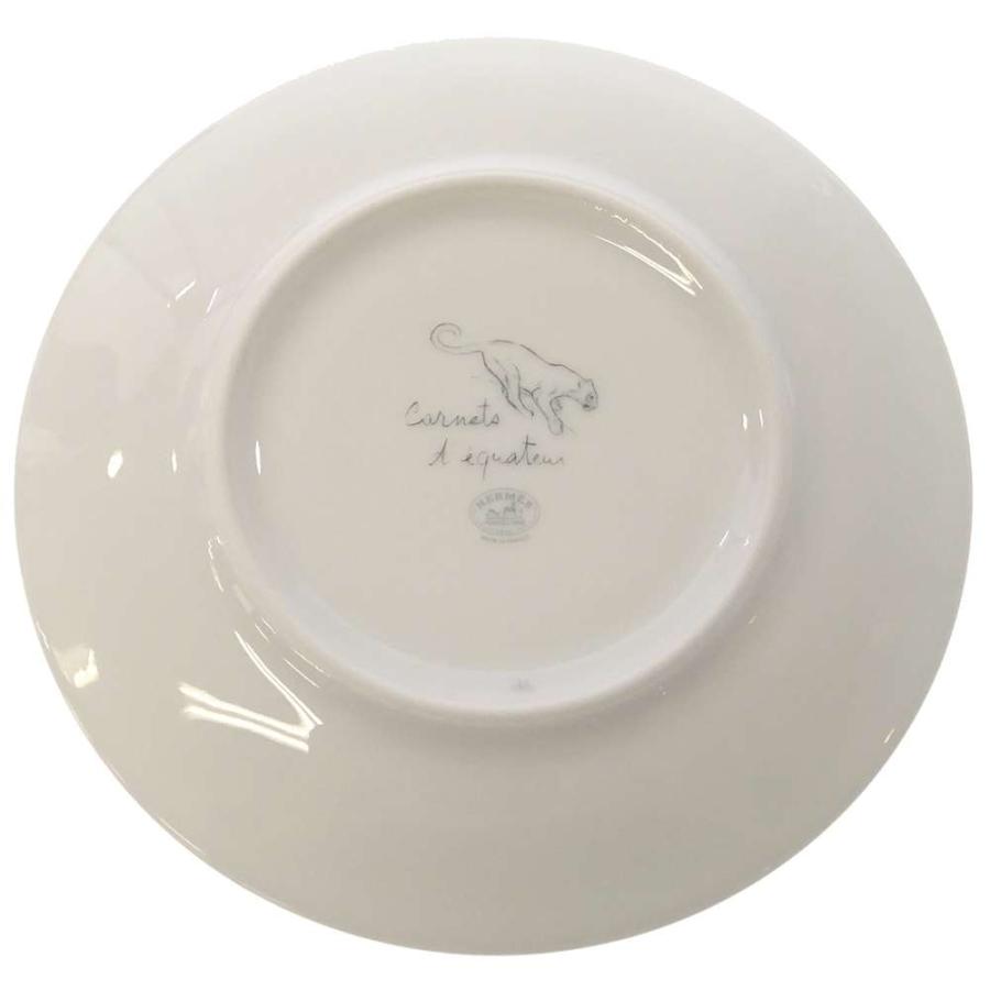 エルメス プレート 2枚セット 赤道直下のスケッチ ヒョウ 陶器 HERMES