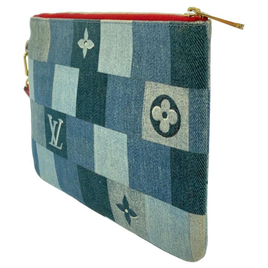 ルイヴィトン ポーチ モノグラム・デニム M68761 LOUIS VUITTON