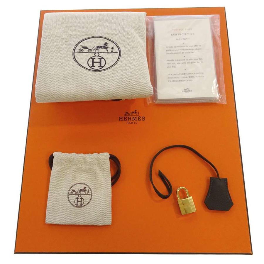 エルメス バーキン30 ヴェールマキ/ゴールド金具 トゴ D刻印 HERMES 