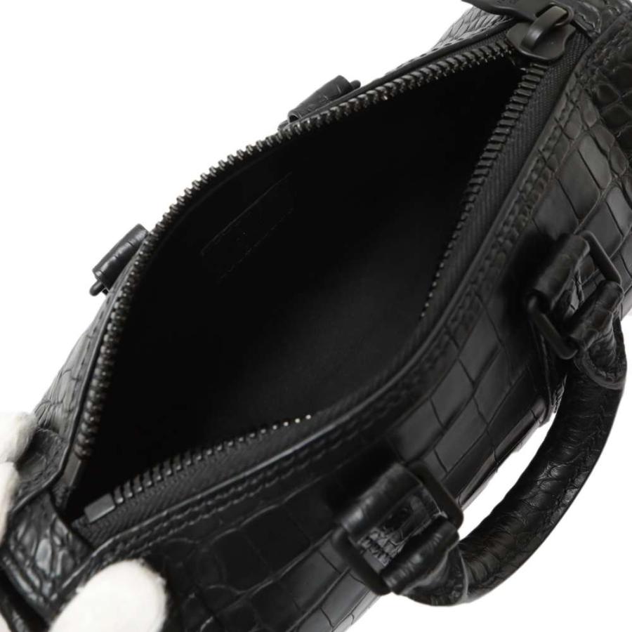 ルイヴィトン ハンドバッグ クロコダイル キーポルXS N80241 ブラック