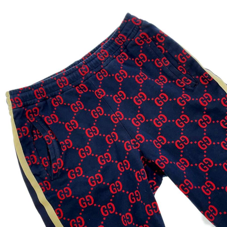期間限定値下げGUCCI パッチ 2wayパンツ ズボン メンズ グッチ ボトムス GGジャガード ロゴ ハーフパンツ メンズサイズS