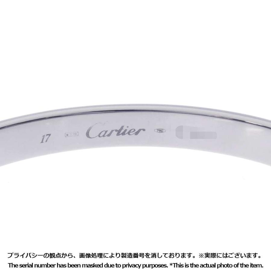 カルティエ ブレスレット ラブブレス K18WGホワイトゴールド サイズ17