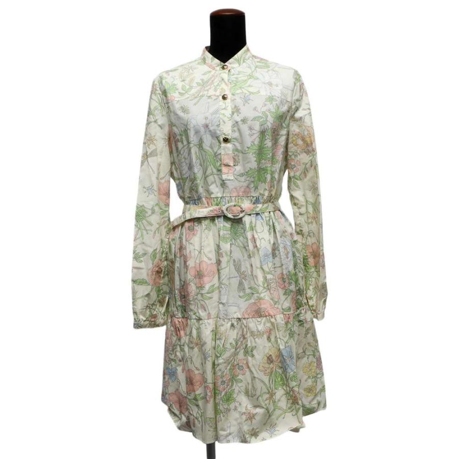 グッチ ワンピース イングリッシュ エンブロイダリー フローラル  