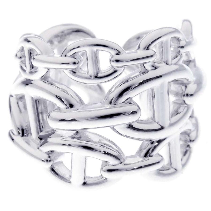 エルメス リング シェーヌダンクル アンシェネGM SV925 リングサイズ56