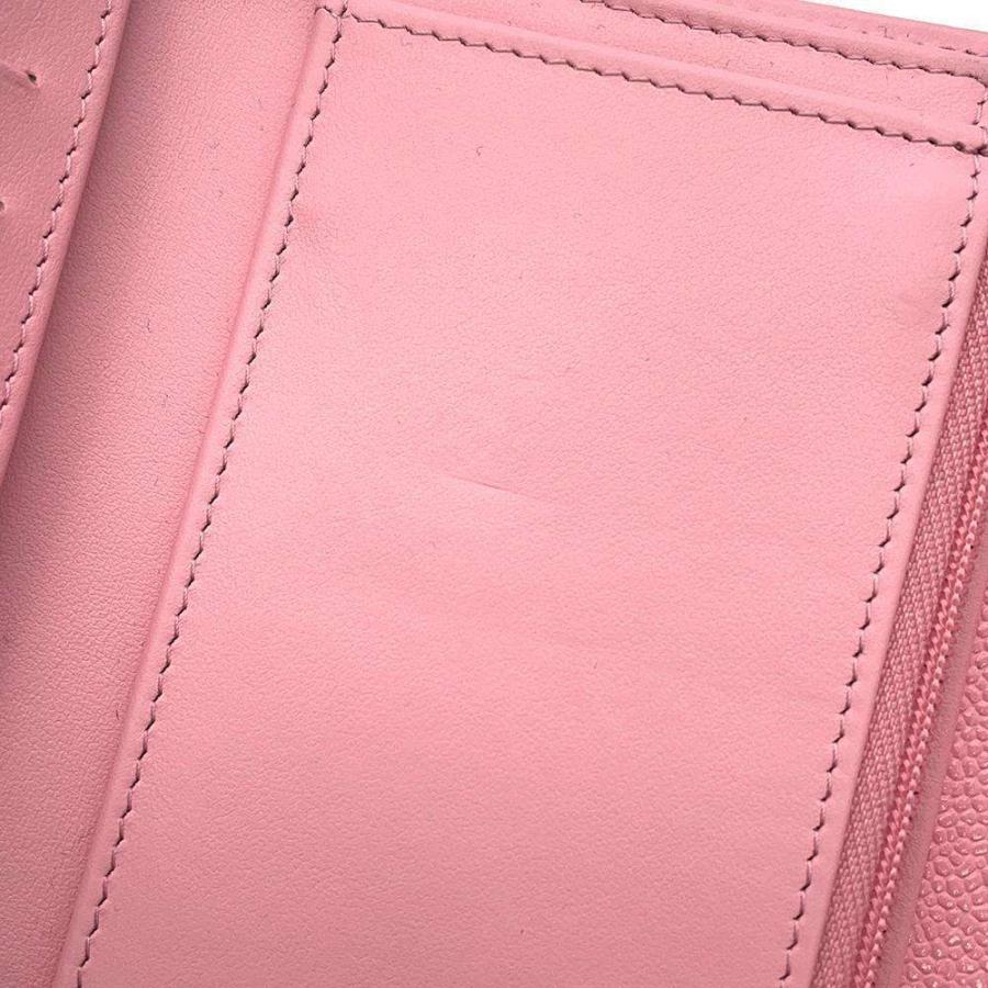シャネル 長財布 ジップ ウォレット キャビアスキン AP3051 CHANEL