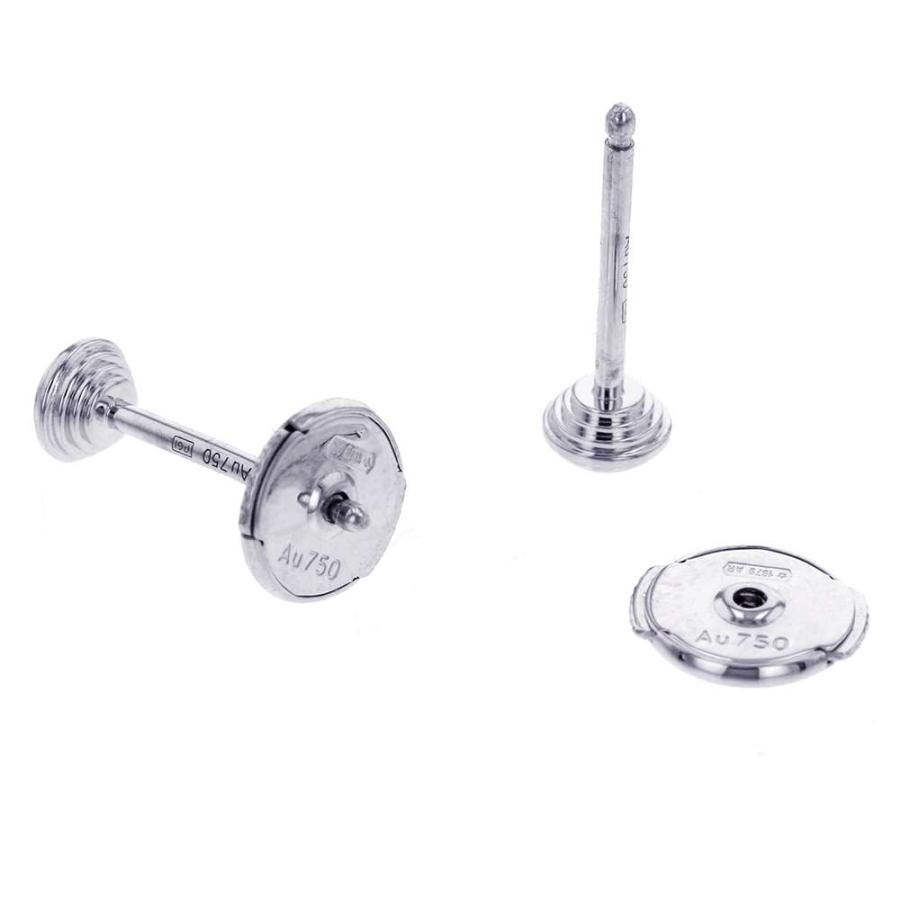 カルティエ ピアス ダムール ダイヤモンド 計0.08ct K18WGホワイト