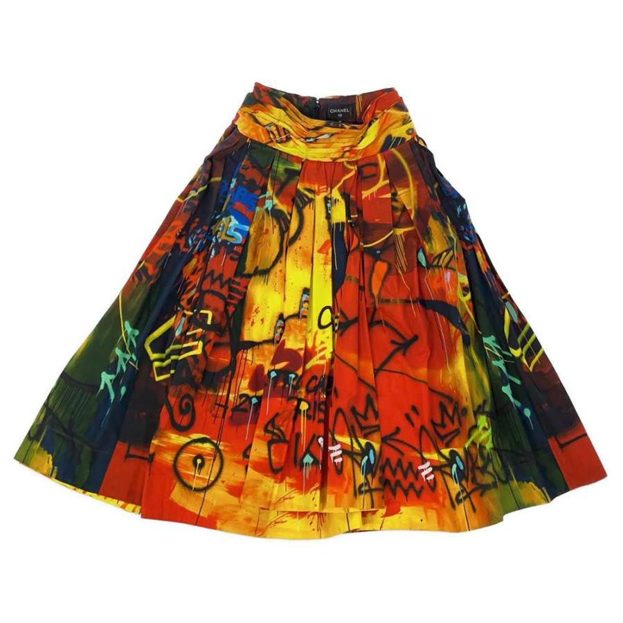 シャネル スカート ココマーク コットン レディースサイズ36 P61909  