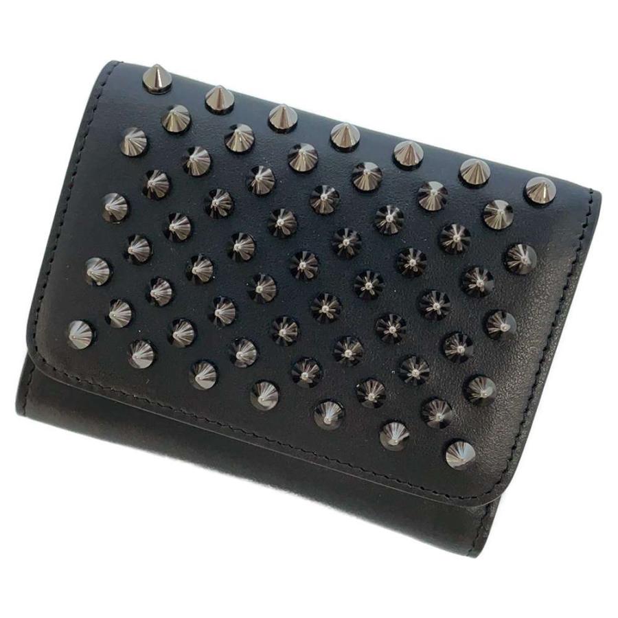 クリスチャン・ルブタン 三つ折り財布 マカロン ミニウォレット  