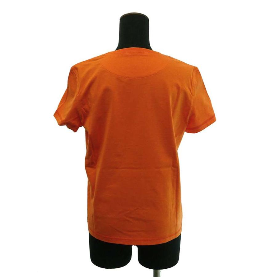 エルメス Tシャツ モザイク刺繍入りポケット コットン レディース