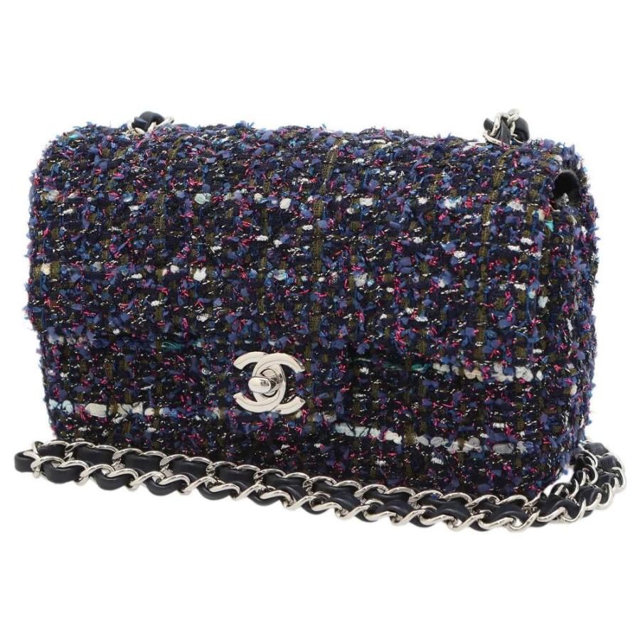 シャネル チェーンショルダーバッグ ココマーク ツイード ミニ CHANEL 