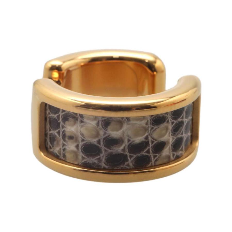 エルメス イヤーカフ オランプ Olympe スモール PM メタル/リザード