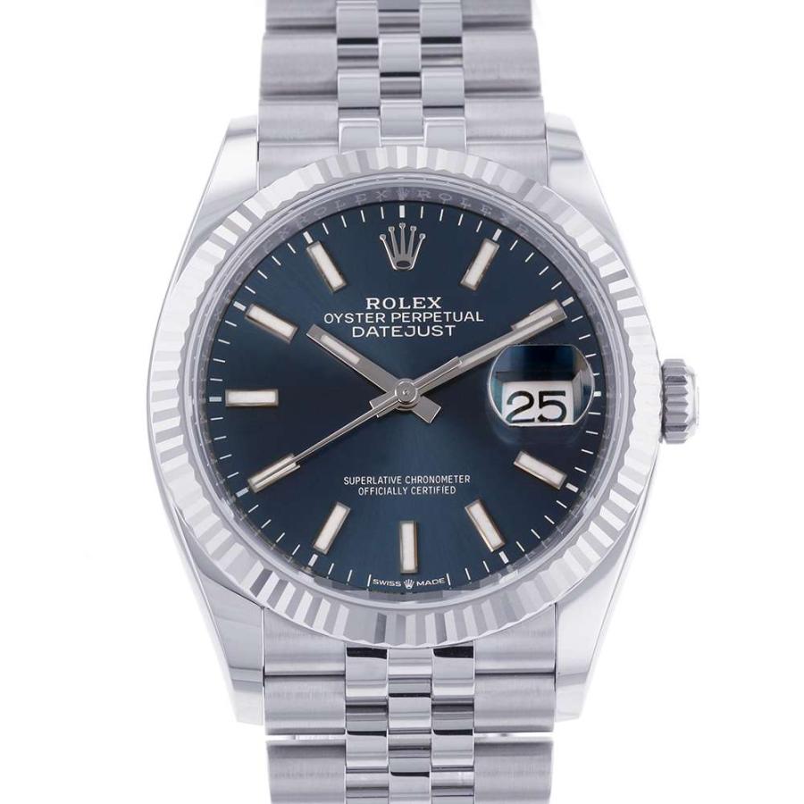 ロレックス デイトジャスト36 126234 ROLEX 腕時計 ブライトブルー文字