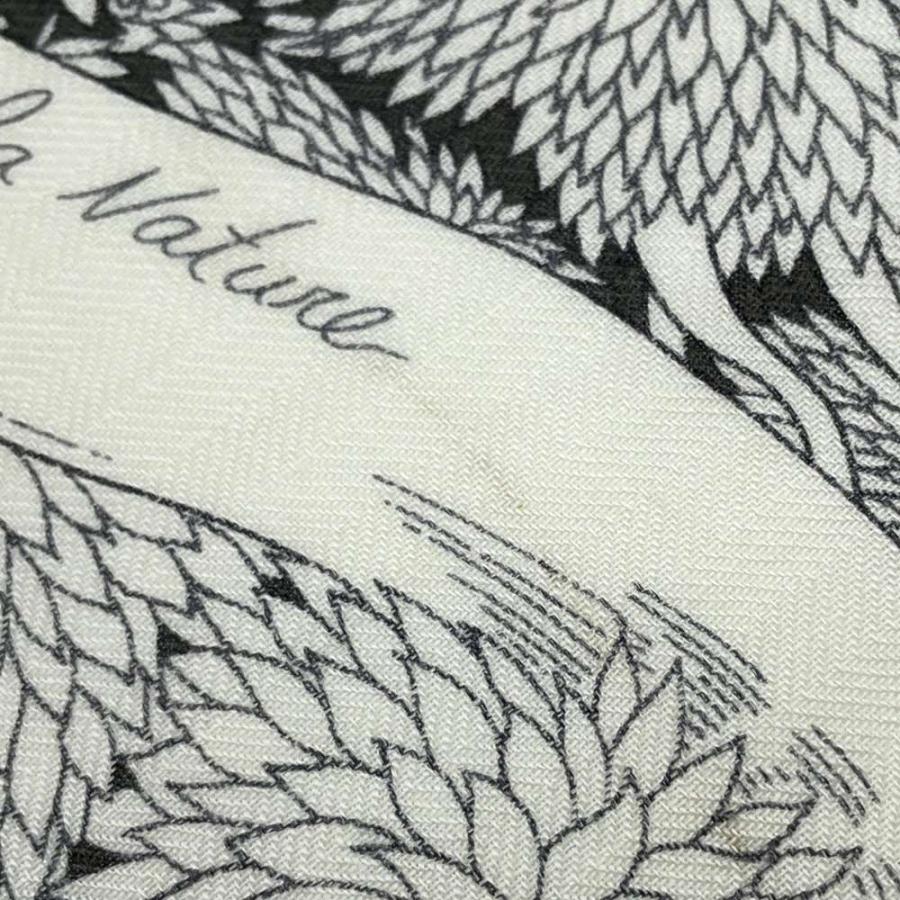 エルメス　カシミヤシルク140 自然回帰 エルメス スカーフ カレ140 カレジェアン 自然回帰 HERMES カシミヤ