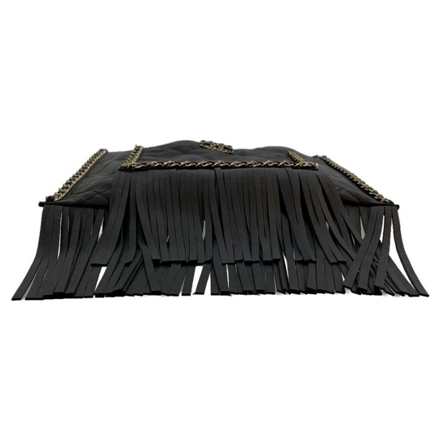 シャネル ショルダーバッグ ディズヌフ フリンジ シャネル19 カーフスキン AS2907 CHANEL バッグ 黒 シャネル ショルダーバッグ ディズヌフ フリンジ シャネル19 カーフ