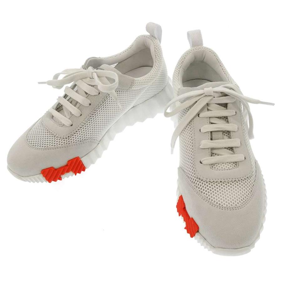 エルメス スニーカーバウンシング Bouncing メッシュ レザー