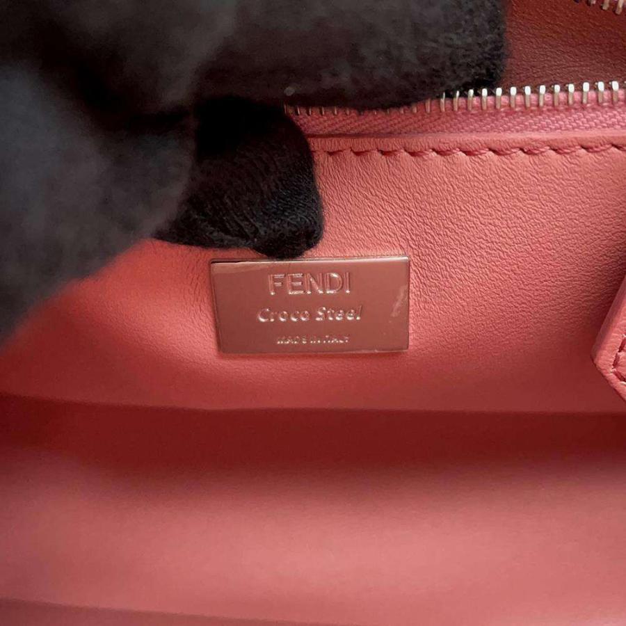 フェンディ ハンドバッグ ミニ ピーカブー クロコダイル 8BN244 FENDI