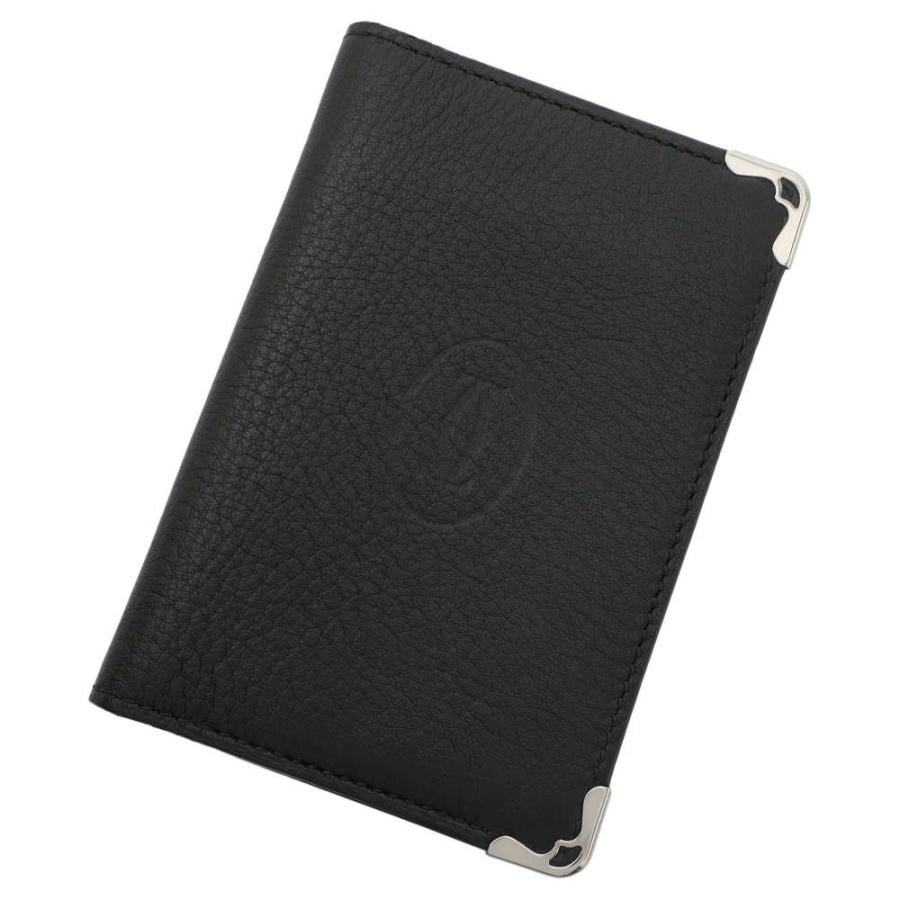 カルティエ カードケース マスト ドゥ カルティエ ビジネスカードホルダー L3001367 Cartier 名刺入れ 黒 【安心保証