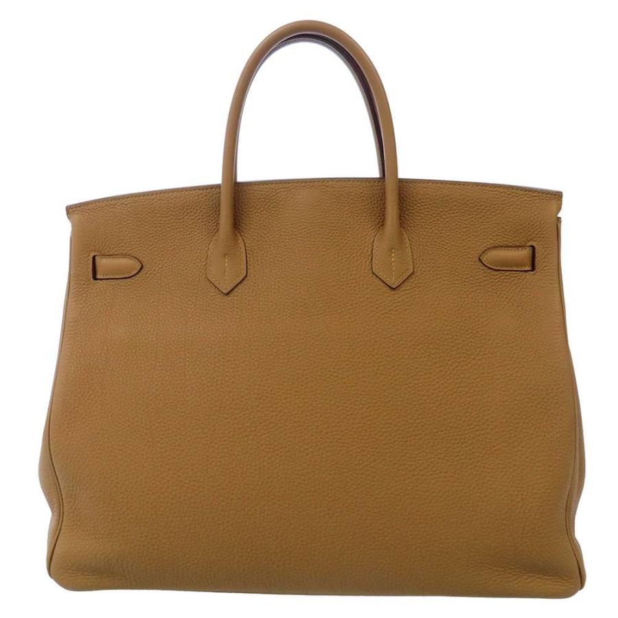 エルメス バーキン40 ブロンズドレ/シルバー金具 トゴ Y刻印 HERMES 
