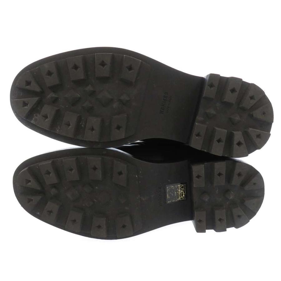 エルメス ブーツ ファンク ブラック/シルバー金具 ヴォーグラッセ