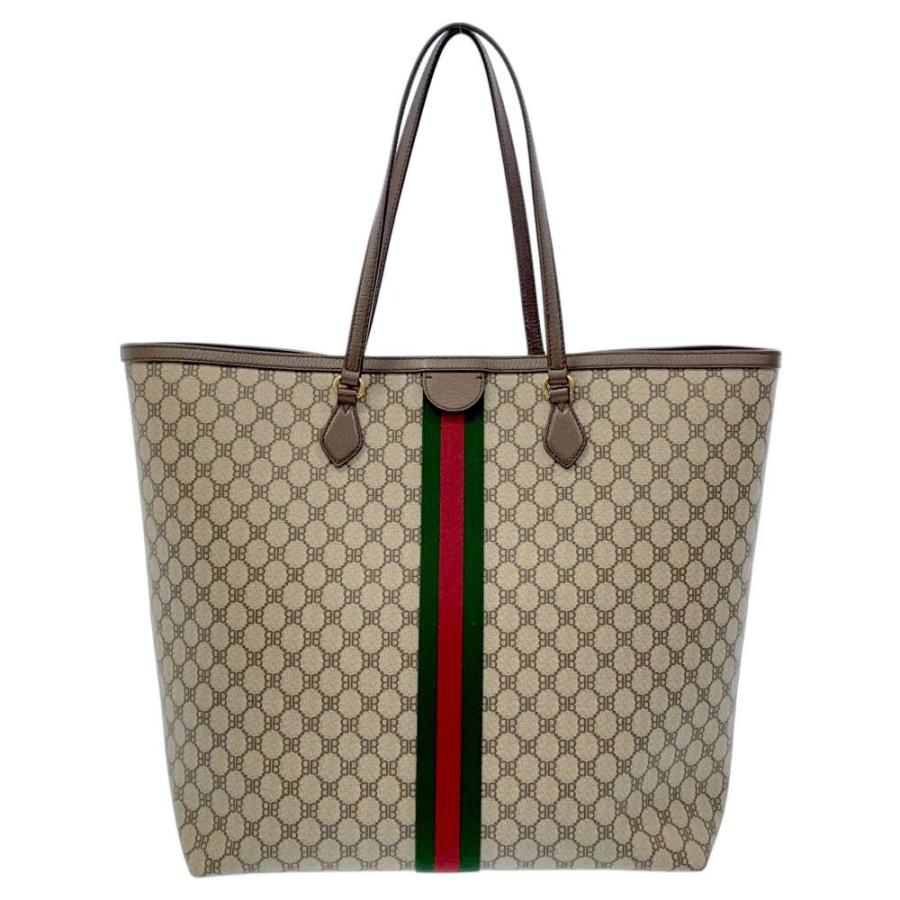 グッチ GUCCI トートバッグ バレンシアガ ザ ハッカー プロジェクト 680127 ブラック バレンシアガ トートバッグ グッチコラボ ザハッカープロジェクト