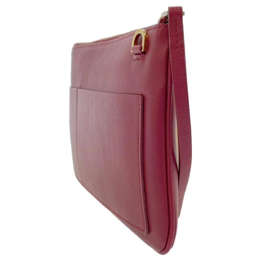 極美品★ DELVAUX デルヴォー クラッチバッグ Dロゴ デルヴォーポーチ レザー デルボー Delvauxバッグ クラッチ 【安心保証