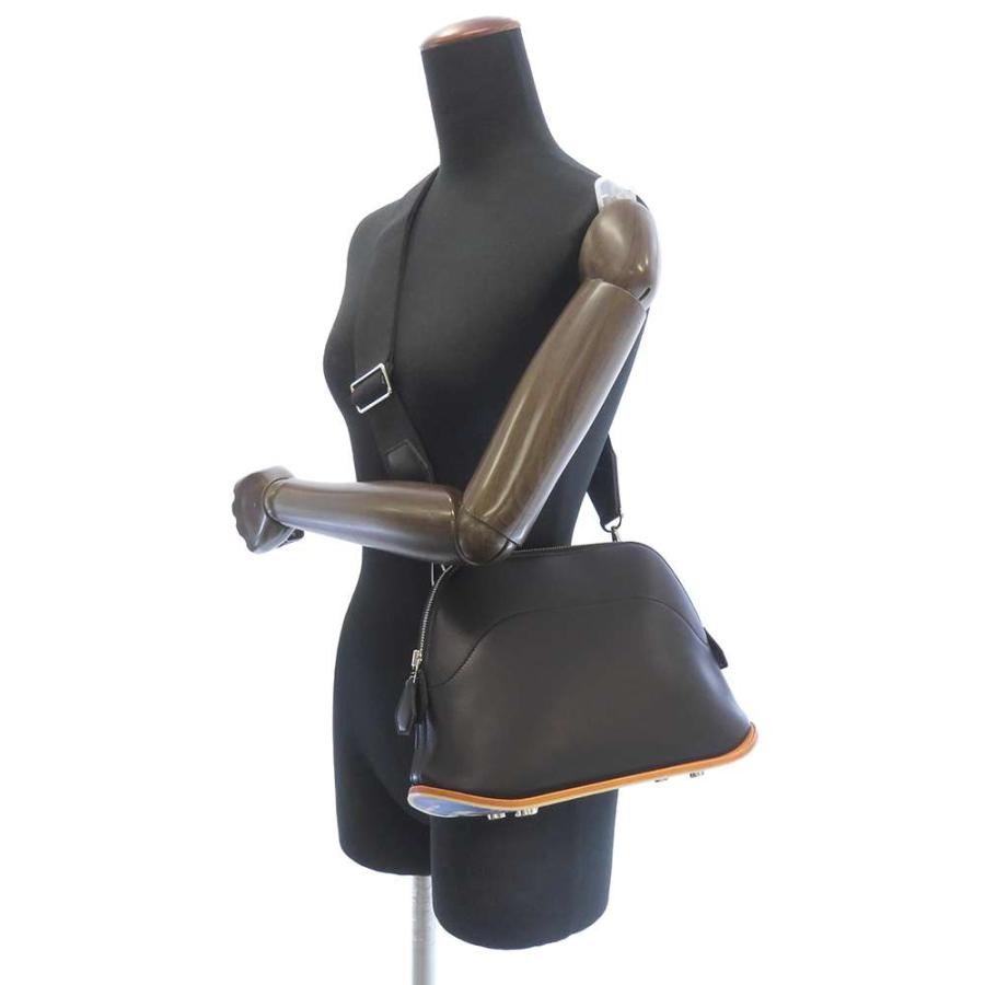 エルメス ボリード スケート31 ブラック/ナチュラルサブレ/シルバー  