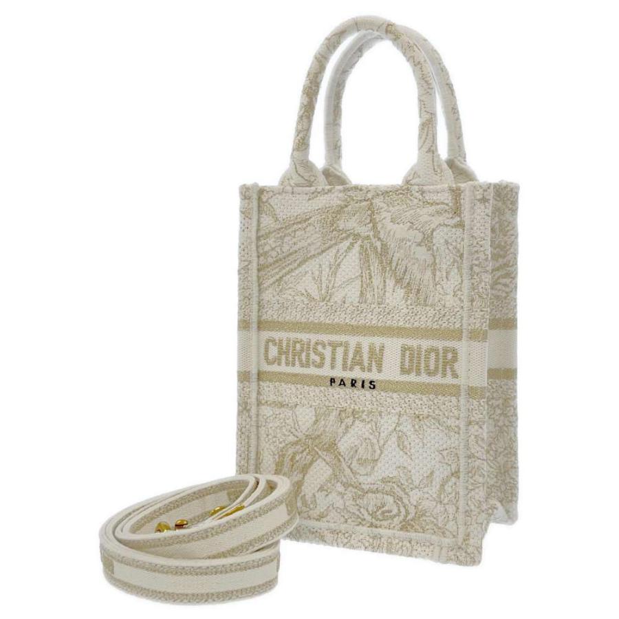 ディオール ハンドバッグ ブックトート ミニフォンバッグ キャンバス