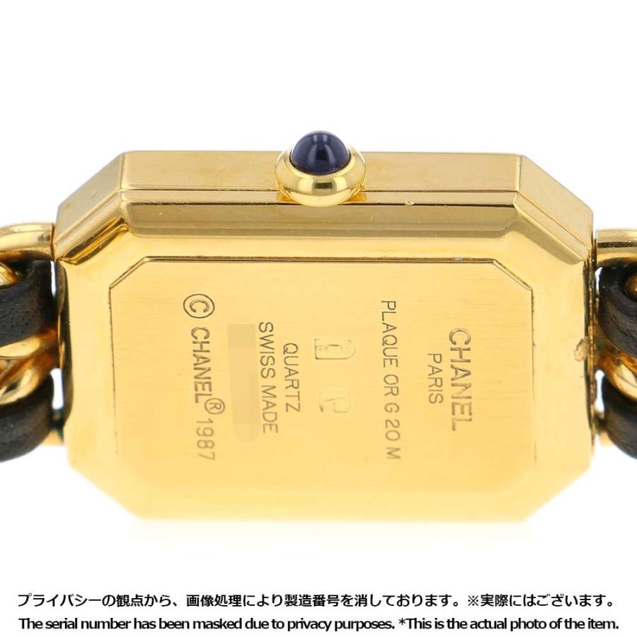 CHANEL - 672 稼働 CHANEL 時計 プルミエール XL GP×レザー H0001の 