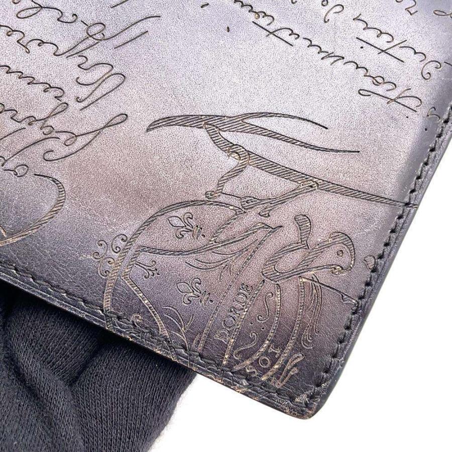ベルルッティ 二つ折り財布 カリグラフィ レザー Berluti 財布 ベルルッティ 二つ折り財布 カリグラフィ レザー Berluti 財布