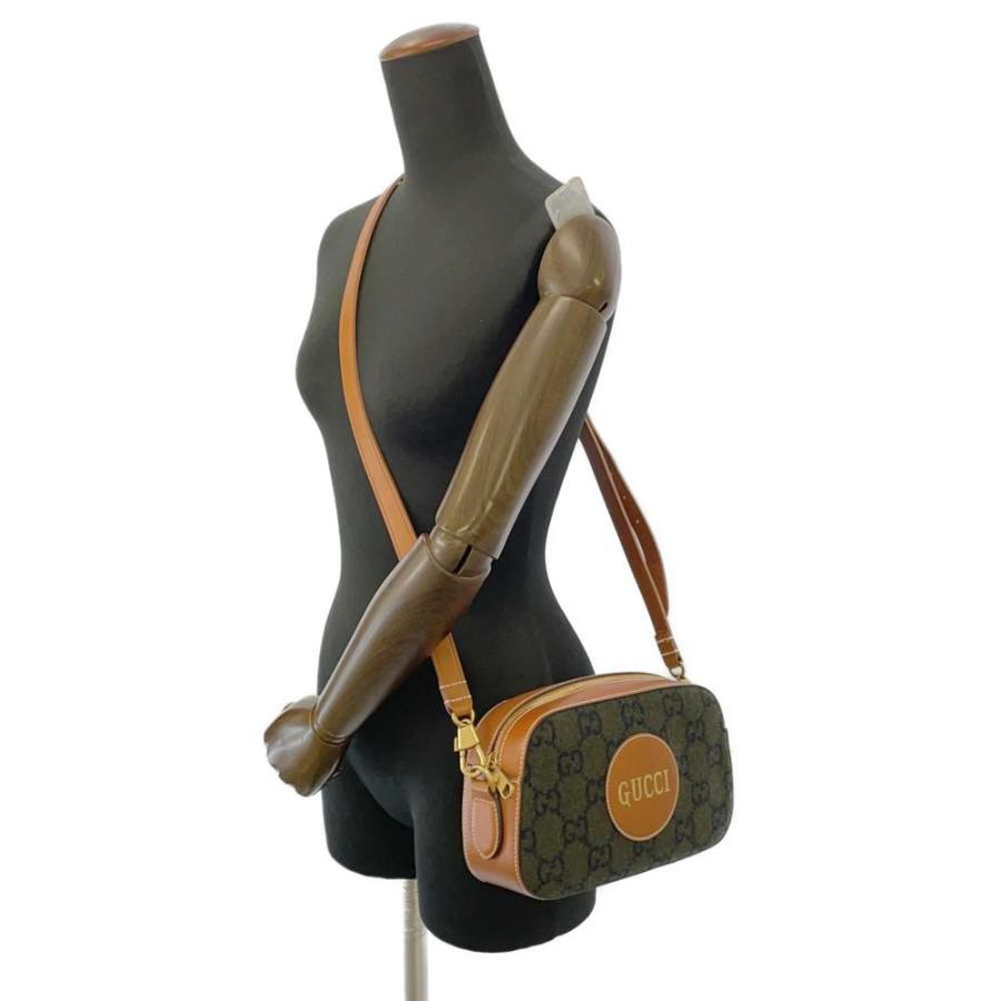 グッチ ショルダーバッグ スクリプトロゴ ウール レザー 671625 GUCCI