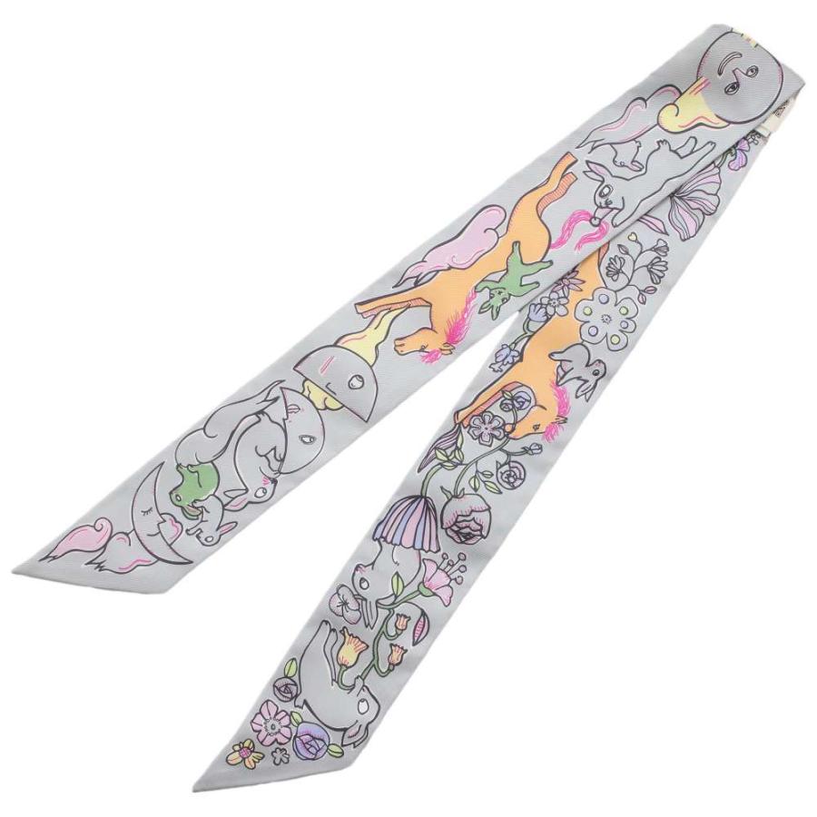 ファッション小物 エルメス スカーフ ツイリー Mille et Un Lapins 千