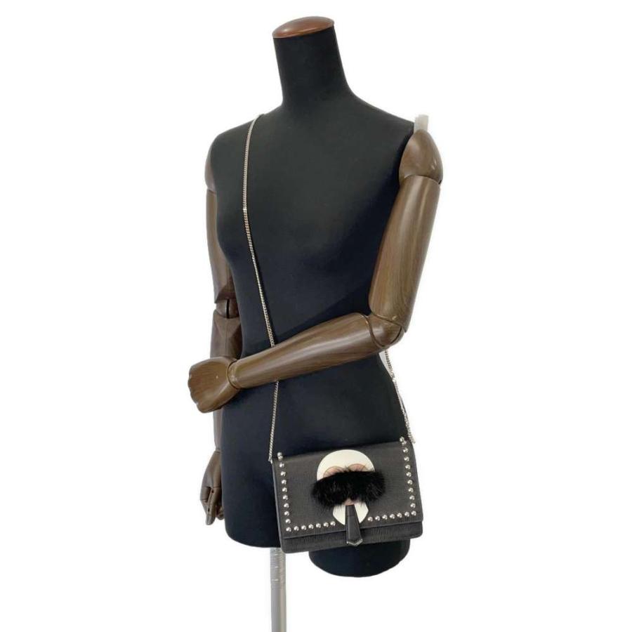 フェンディ チェーンウォレット カールラガーフェルト 8M0346 FENDI 