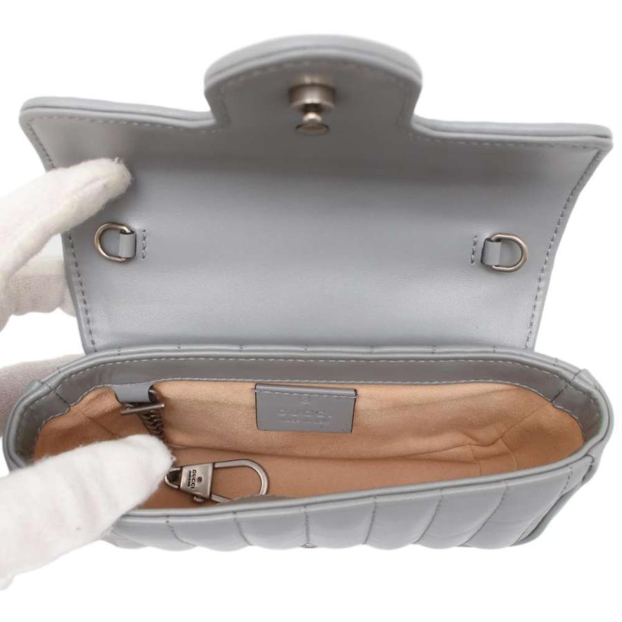 グッチ チェーンショルダーバッグ GGマーモント レザー 476433 GUCCI