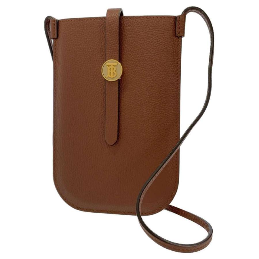 バーバリー ショルダーポーチ フォンケース レザー BURBERRY 