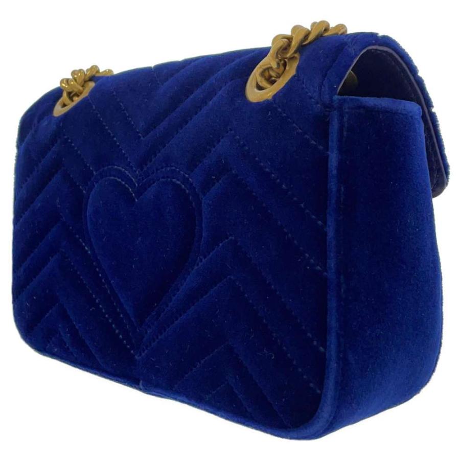 専用です　GUCCI GGマーモント　ベルベットショルダーバック グッチ チェーンショルダーバッグ GGマーモント ベルベット 446744