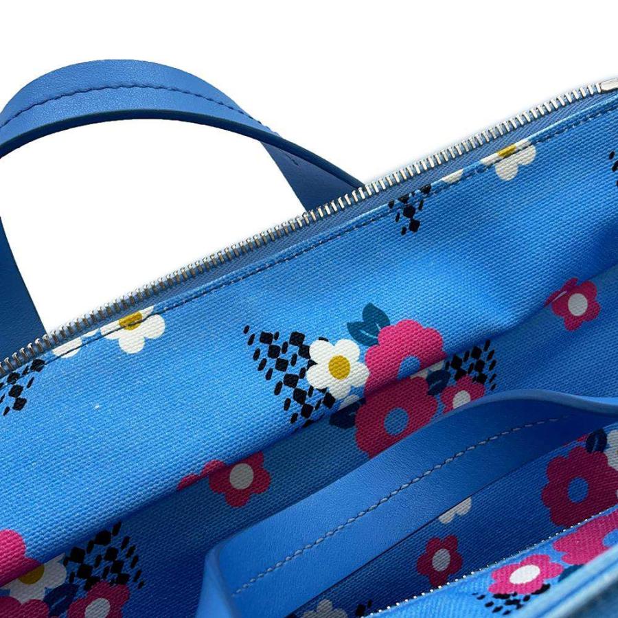 ミュウミュウ ハンドバッグ カゴバッグ ラタン 5BA083 MIUMIU 花 