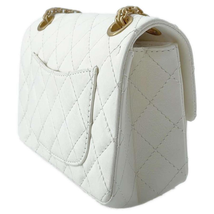 正規品美品良品✨シールカード有CHANEL アイボリーレザー ショルダーバッグ✨ 26P 人気沸騰♪ CHANEL 限定 フラップ ロング ショルダー バッグ