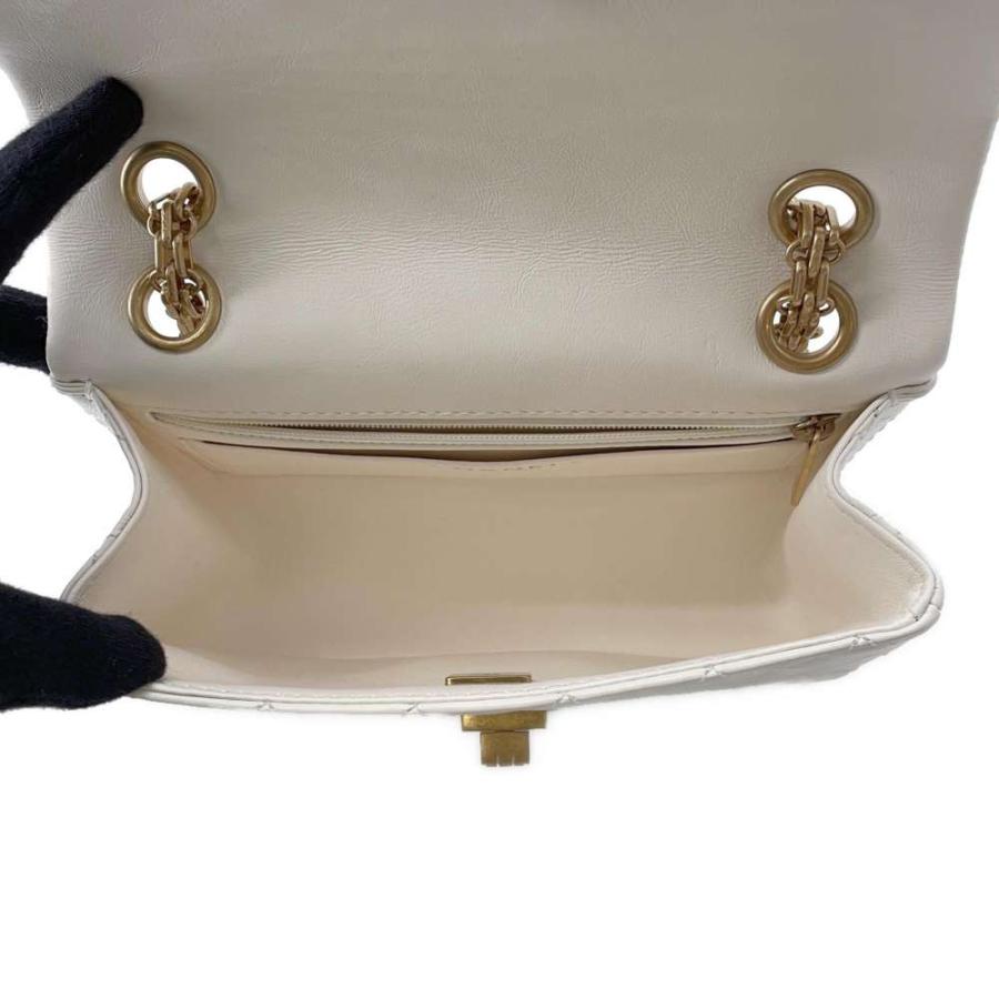 【正規品】美品！CHANEL シャネル 2.55 ショルダーバッグ アイボリー 美品 CHANEL シャネル 2 55チョコバー マトラッセ ラムスキン