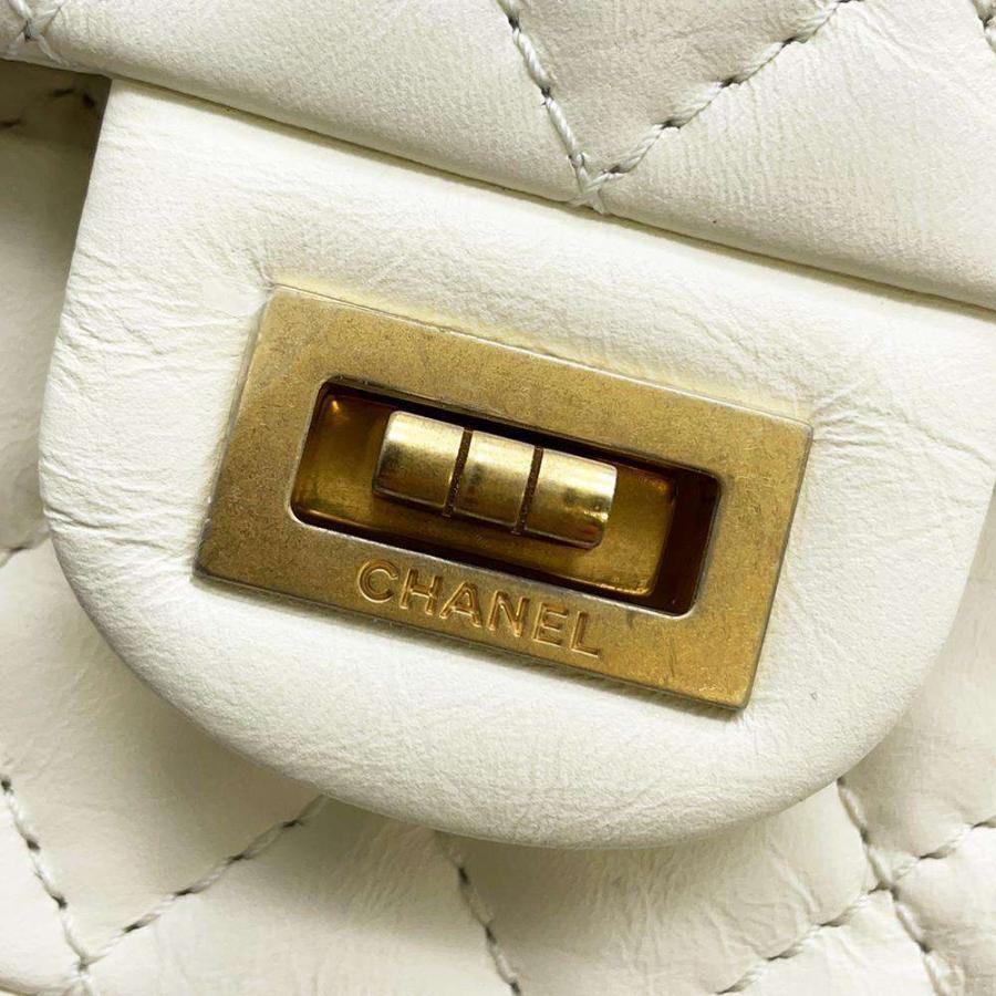 シャネル  2.55 ミニ エイジドカーフスキンチェーンショルダーバッグ レディース 定番☆》CHANEL 2.55ハンドバック エイジドカーフスキン (CHANEL