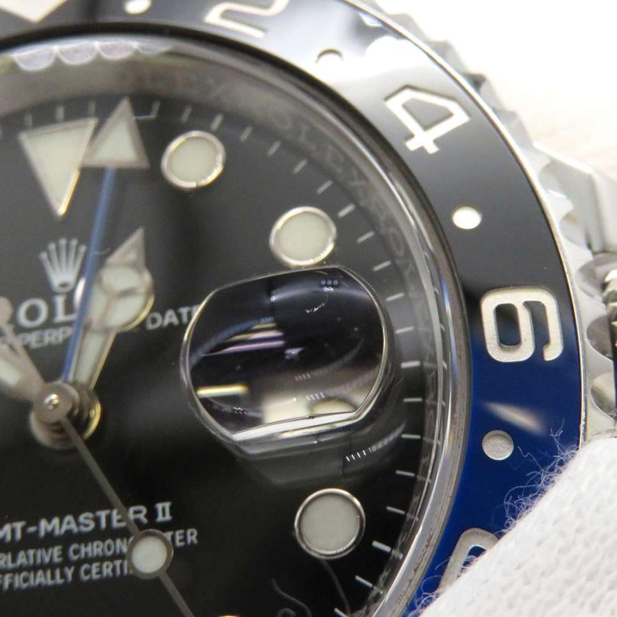 ロレックス GMTマスター2 116710BLNR ROLEX 腕時計 黒文字盤 【安心保証】｜gallery-rare｜08