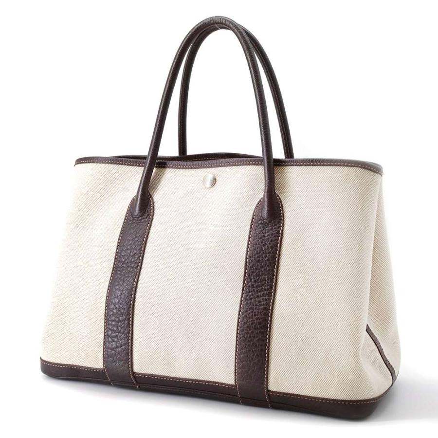 エルメス トートバッグ ガーデンパーティPM マロン/シルバー金具