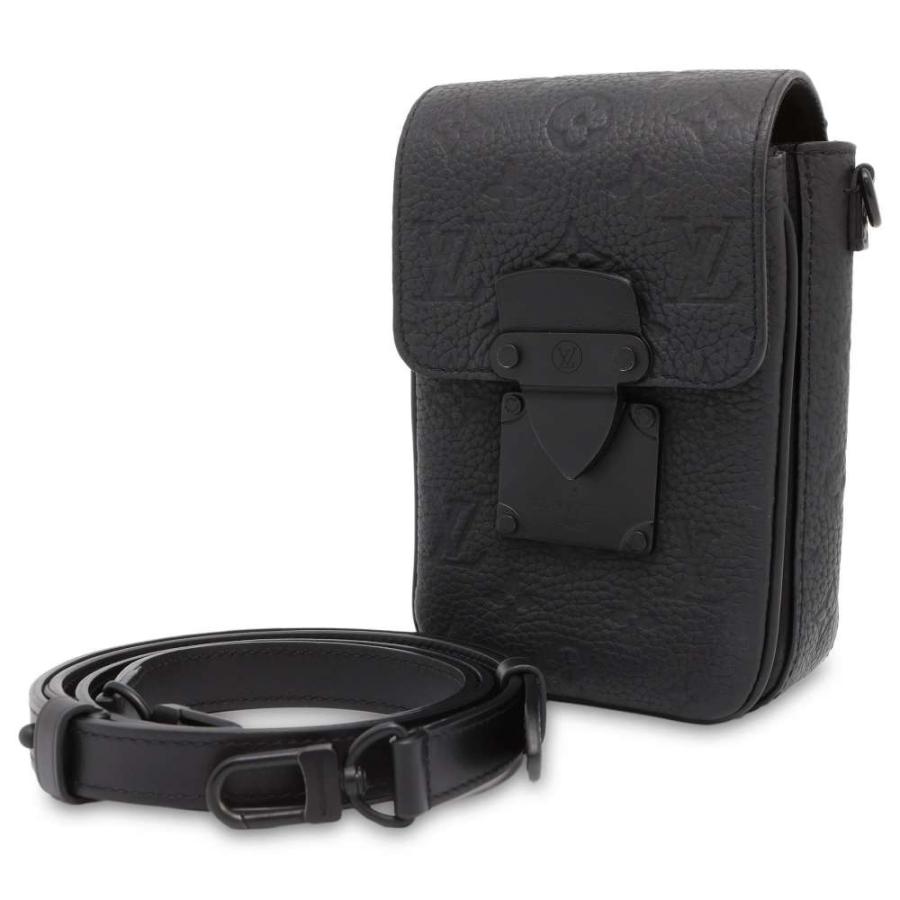 Louis Vuitton ブラックショルダーバッグ　M81524 ルイヴィトン ショルダーバッグ モノグラム Sロック ヴェルティカル