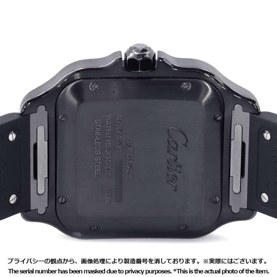 カルティエ サントス ドゥ LM WSSA0039 黒文字盤 【安心保証