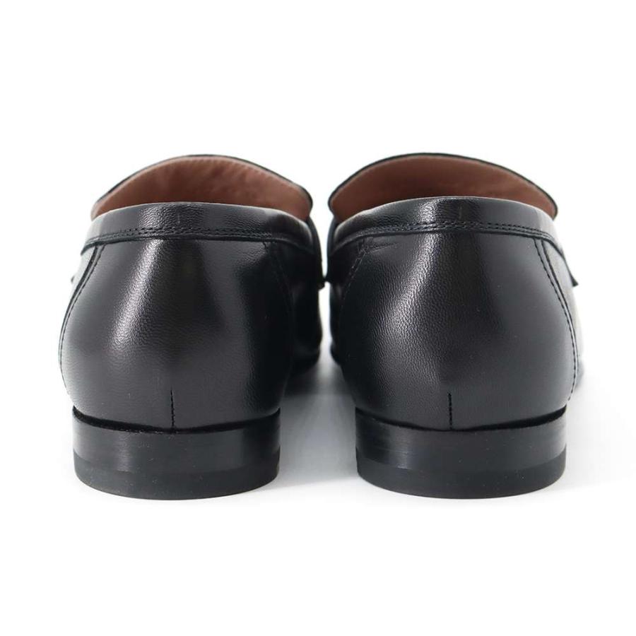 エルメス モカシン パリ ブラック/シルバー金具 レザー レディース